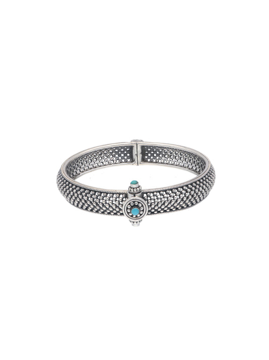 Timeless Bangle with Turquoise Accents