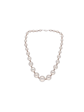 Timeless Silver Ball Necklace Crafted in 925 Silver